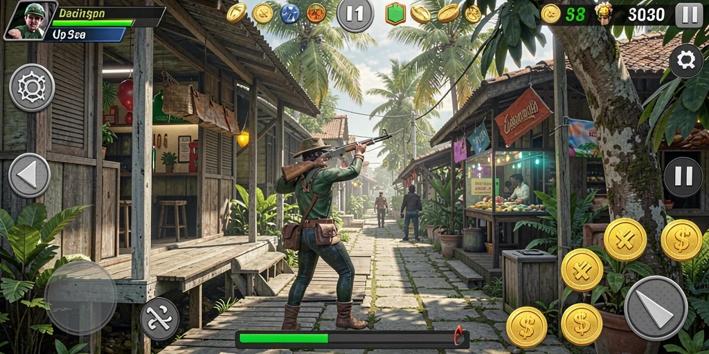 Fitur sosial untuk berinteraksi dengan teman dan pemain lainnya.