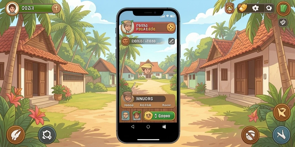 Gameplay seru dengan berbagai mode permainan yang tersedia.